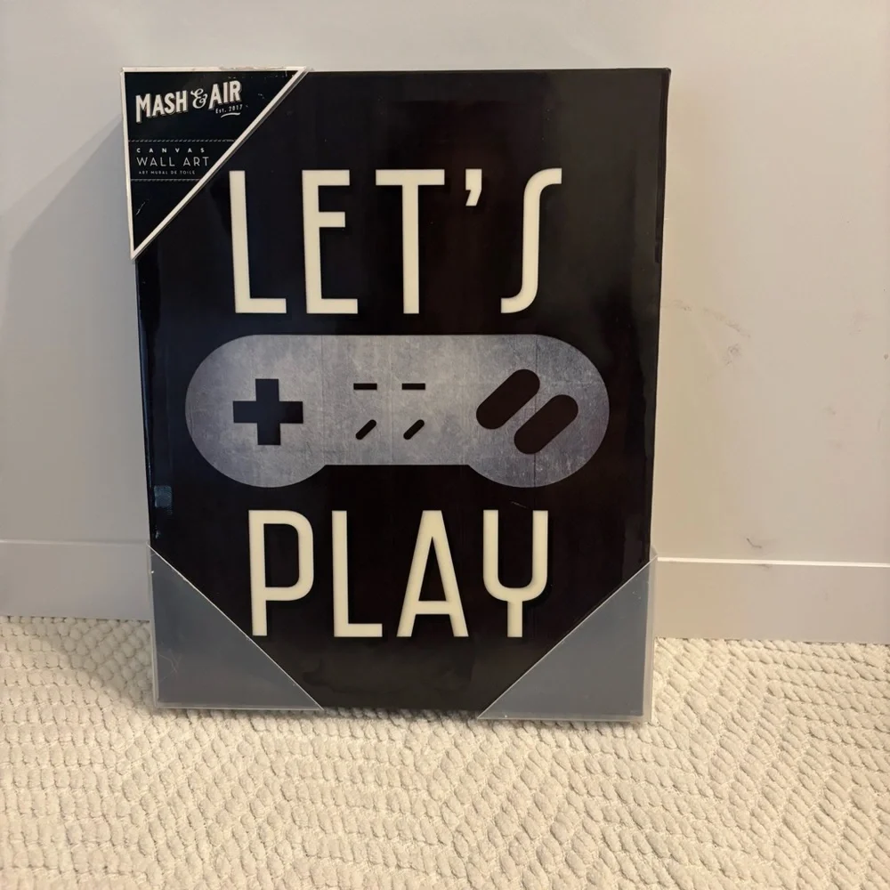 Mash & Air 'Let's Play' Wall Art